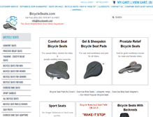 Tablet Screenshot of bicycleseats.com